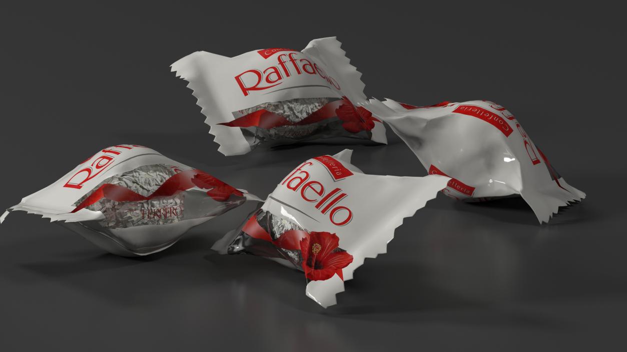 3D Ferrero Raffaello Candies Collection