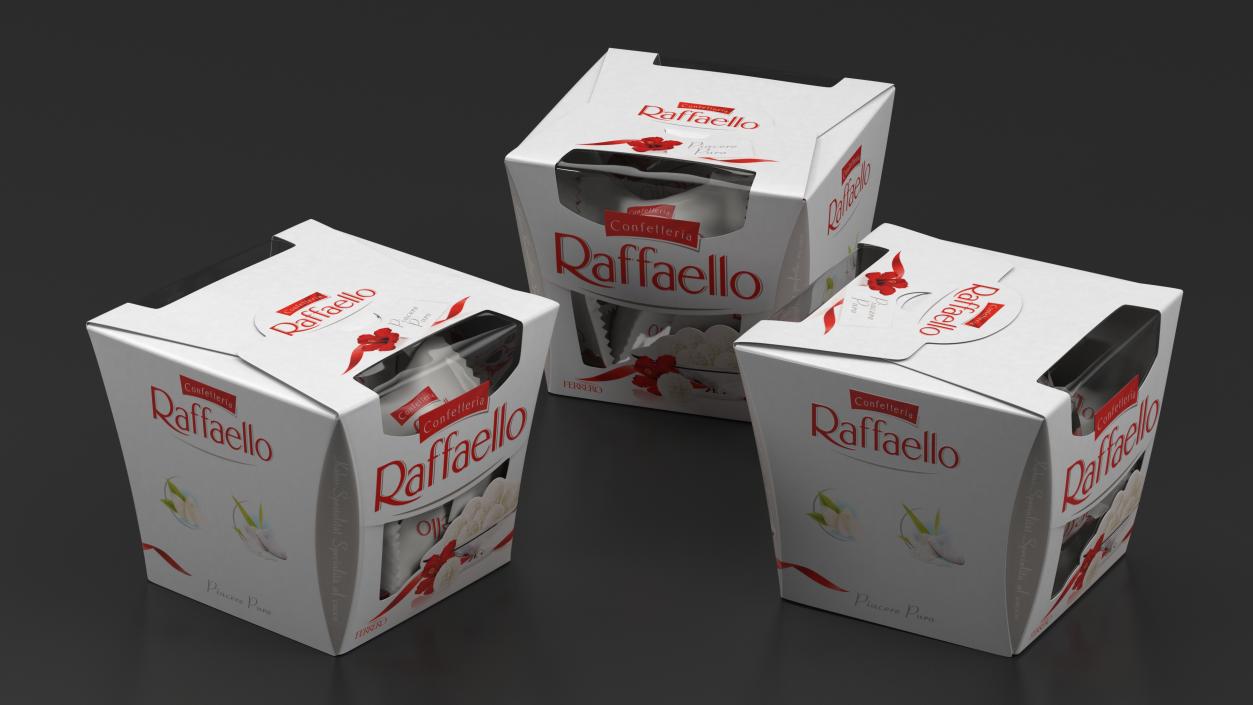 3D Ferrero Raffaello Candies Collection