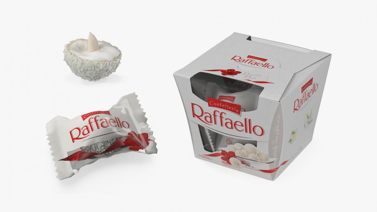 3D Ferrero Raffaello Candies Collection