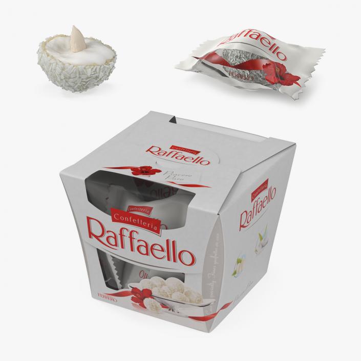 3D Ferrero Raffaello Candies Collection