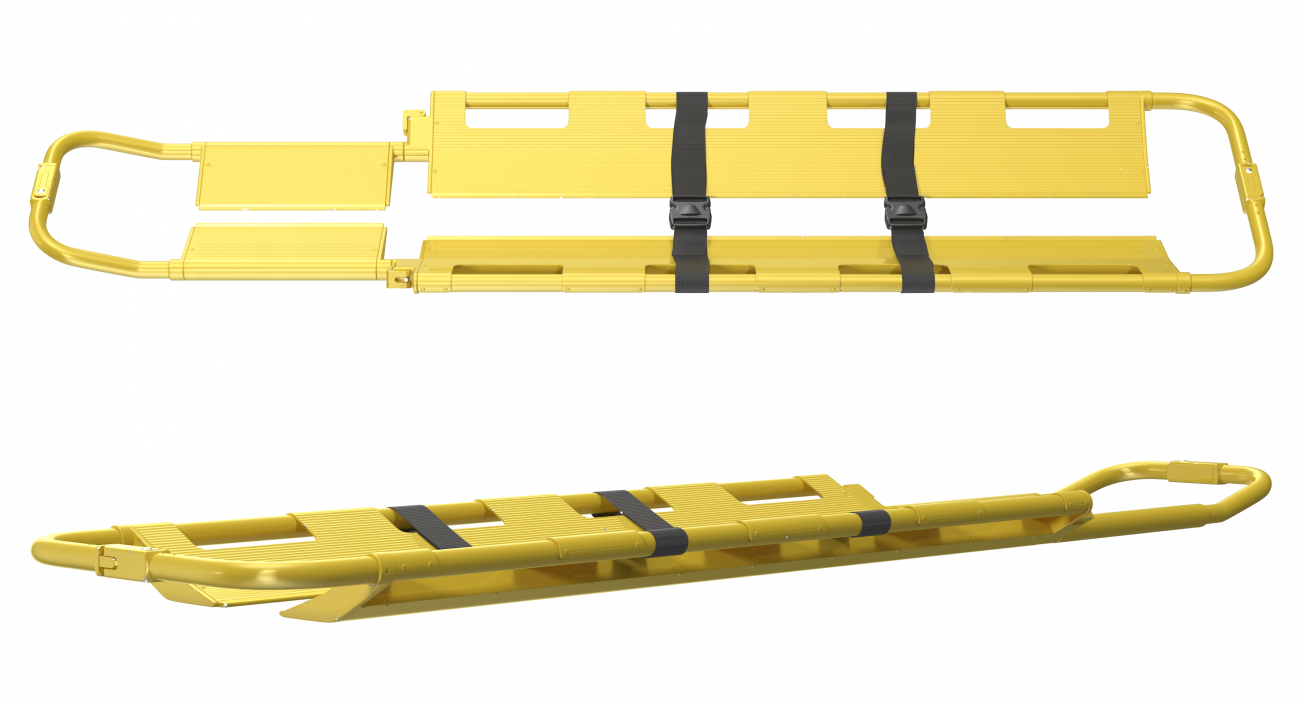 3D Lifting Scoop Stretcher model