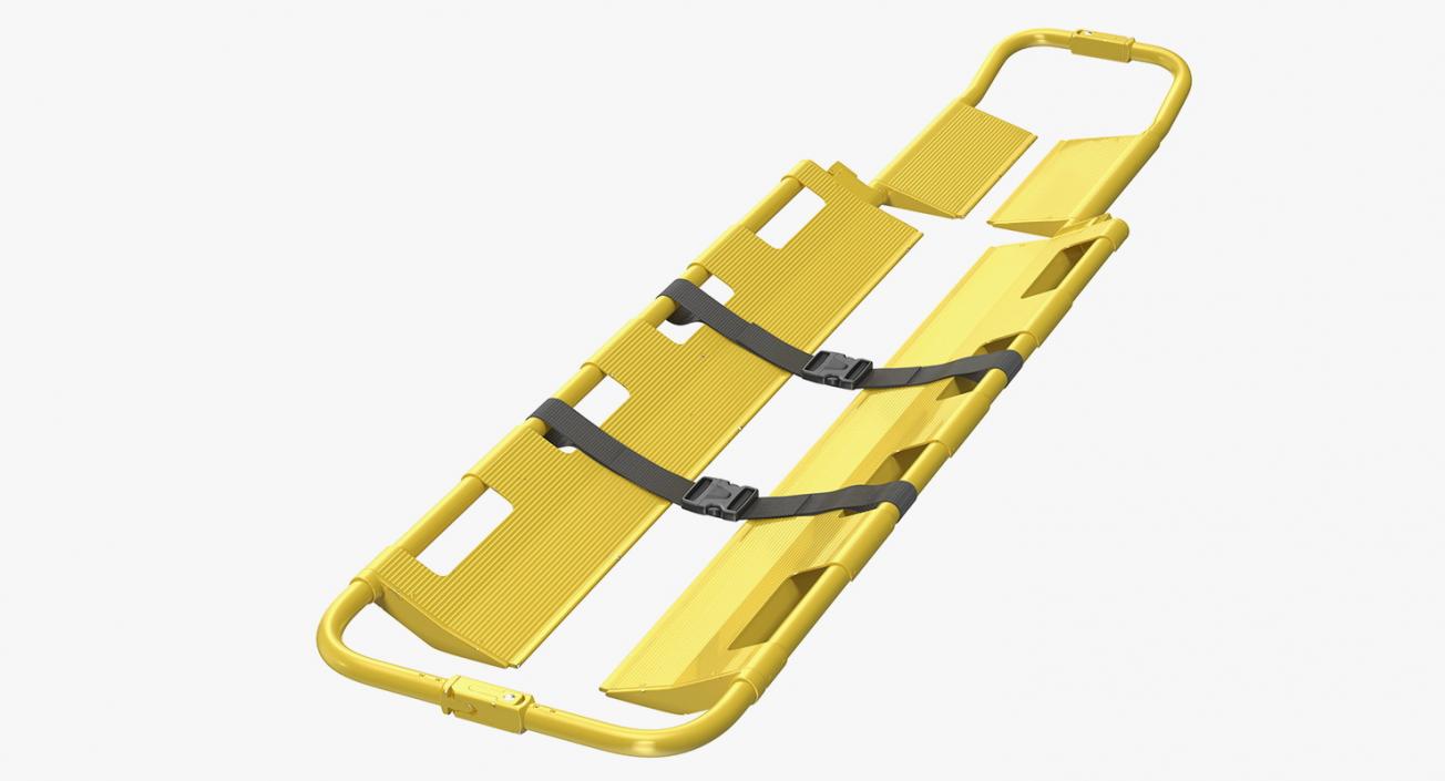 3D Lifting Scoop Stretcher model