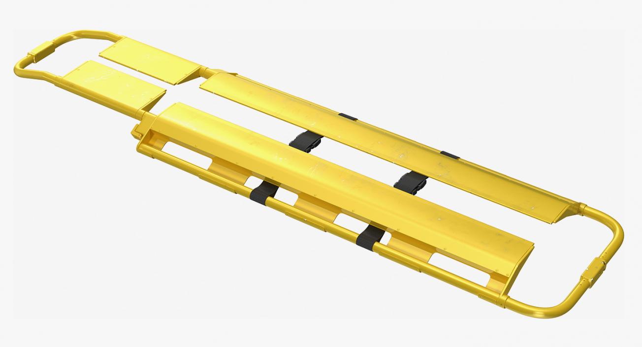 3D Lifting Scoop Stretcher model