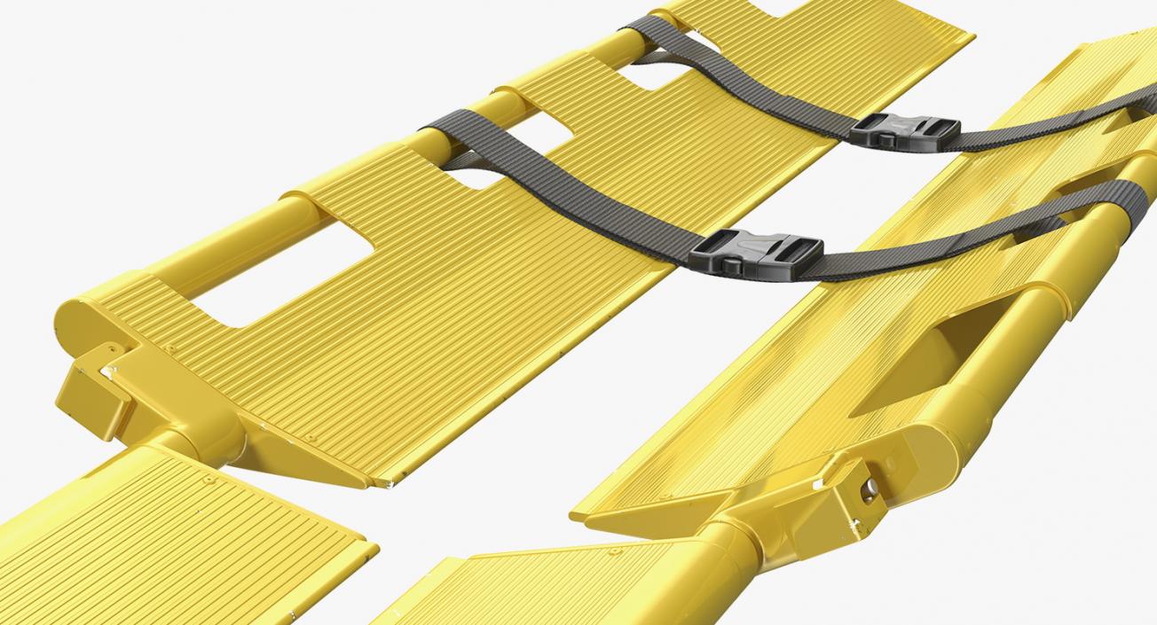 3D Lifting Scoop Stretcher model