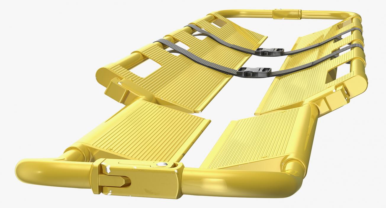 3D Lifting Scoop Stretcher model