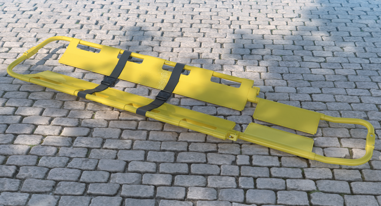 3D Lifting Scoop Stretcher model