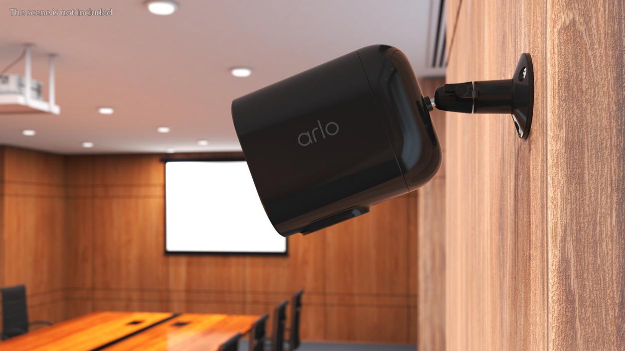 Wireless HDR Spotlight Security Camera Arlo Black 3D model