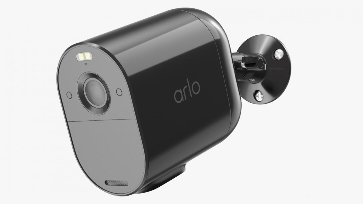 Wireless HDR Spotlight Security Camera Arlo Black 3D model