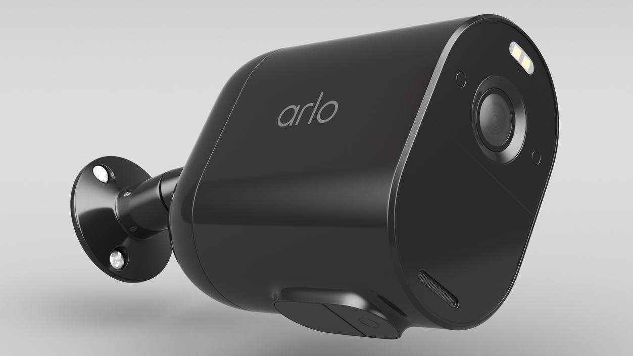 Wireless HDR Spotlight Security Camera Arlo Black 3D model