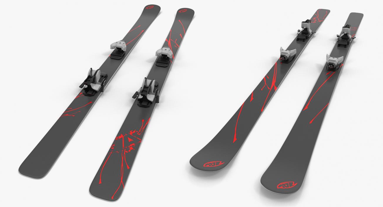 Ski 3D Models Collection 3D model