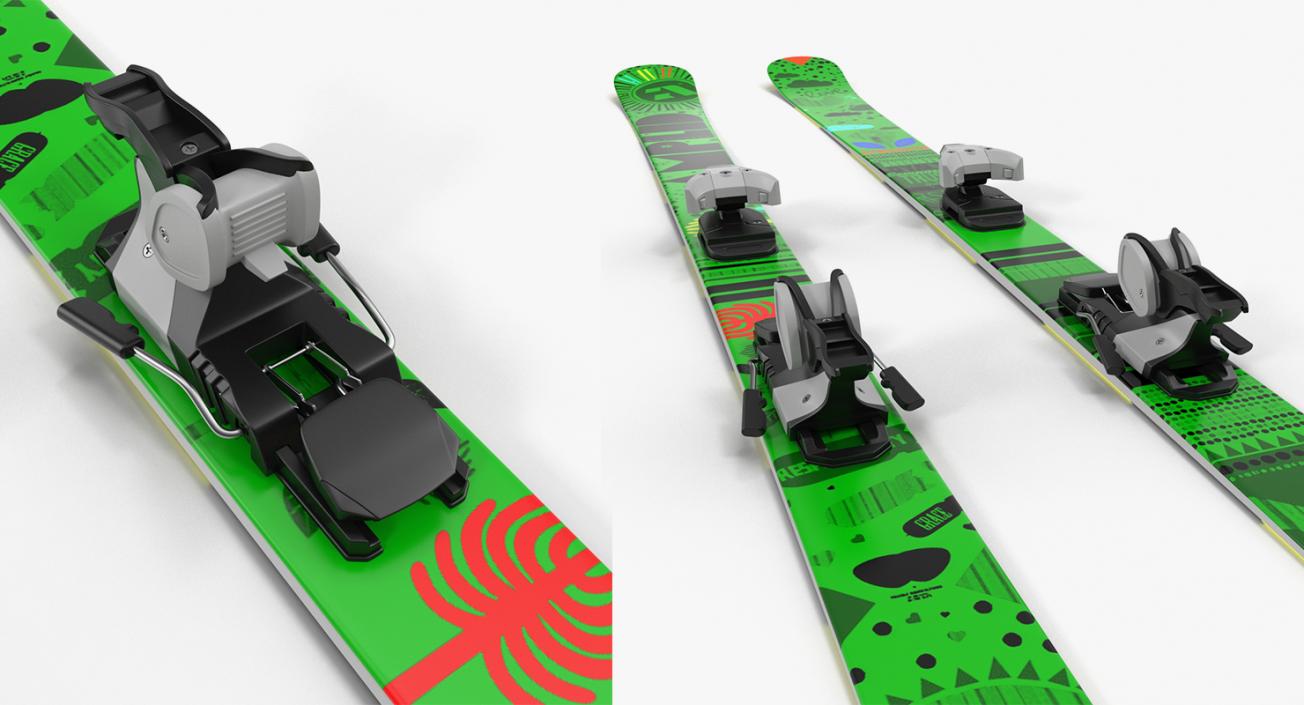 Ski 3D Models Collection 3D model