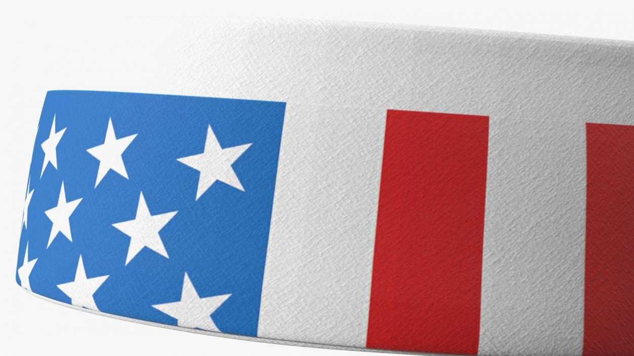 3D model USA Flag Bandana Headband