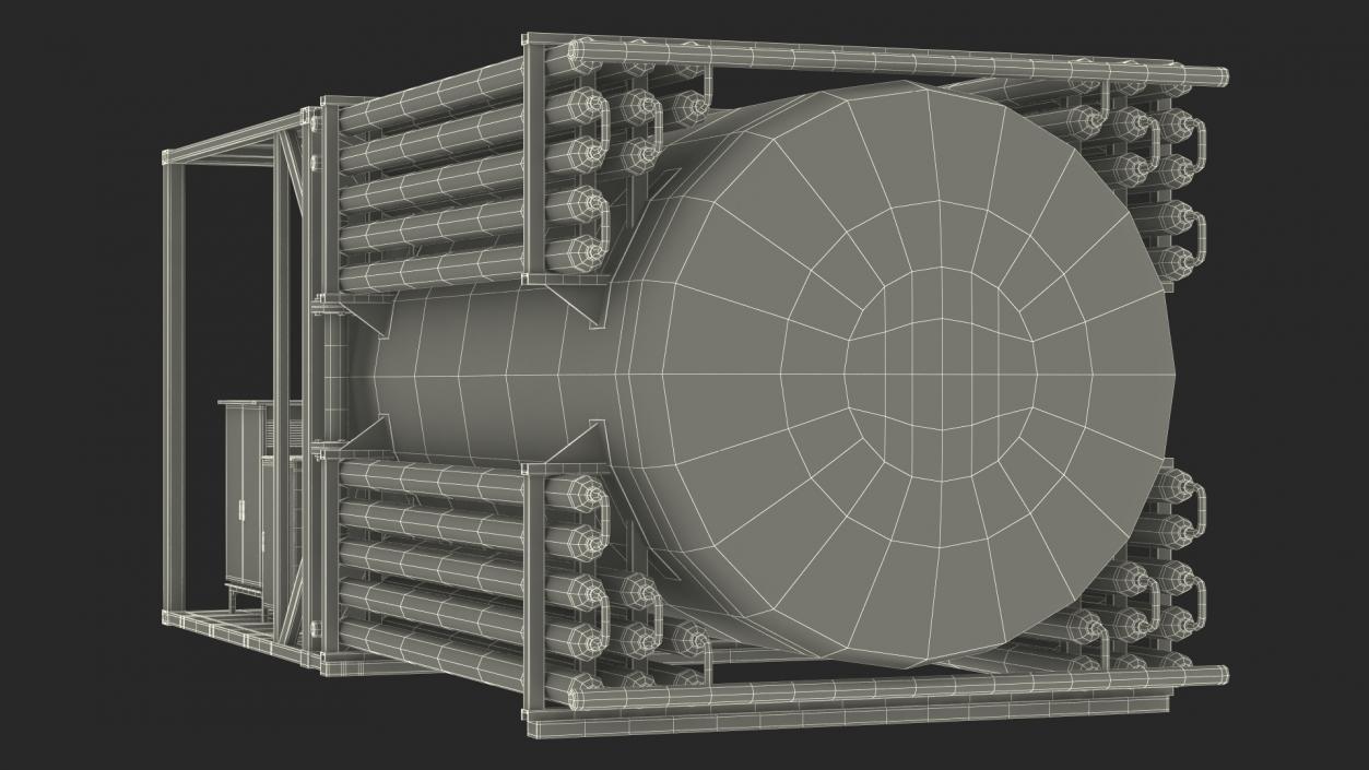 3D Green Energy Regasification Plant model