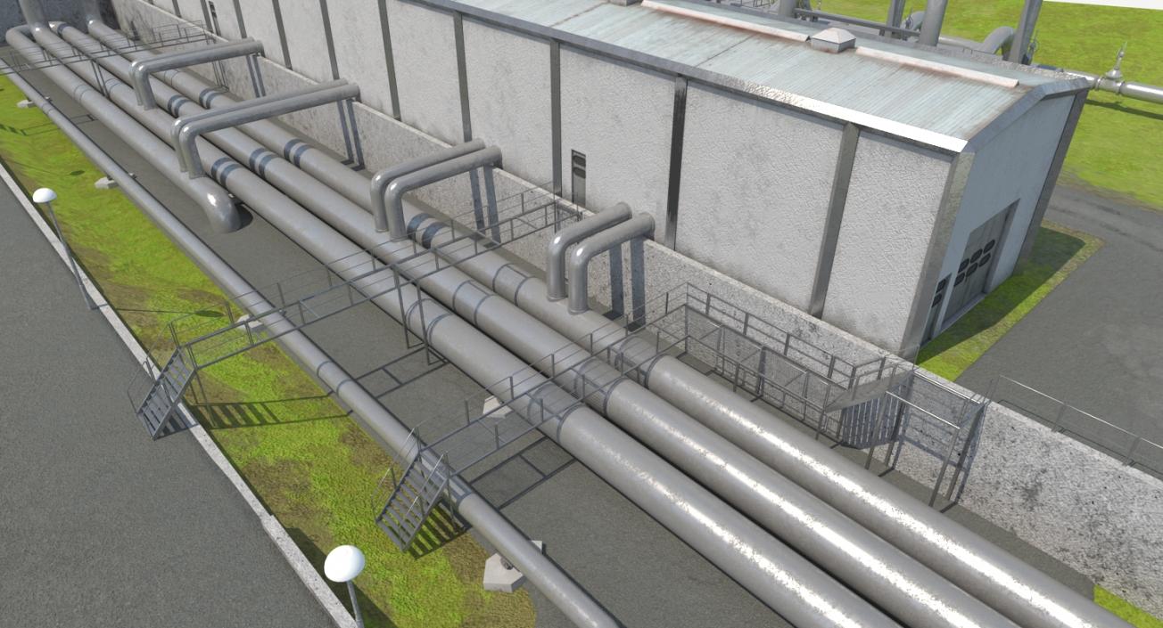 Geothermal Power Plant 3D