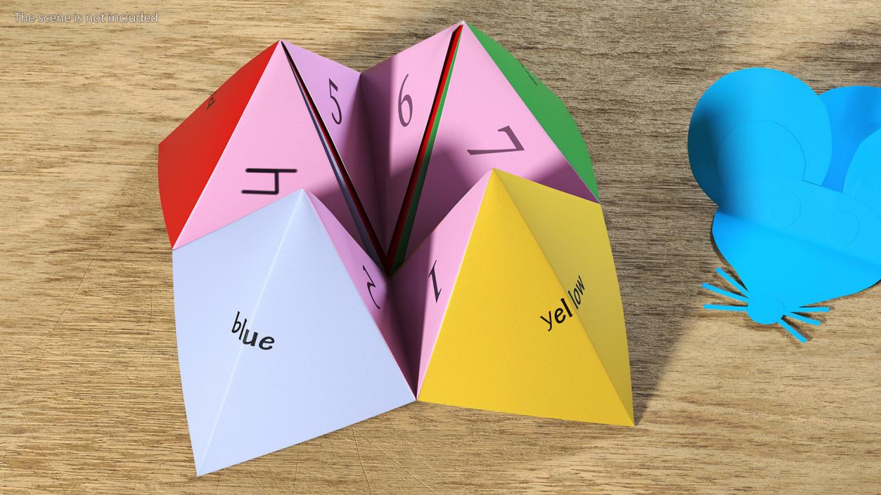 Fortune Teller Origami 3D