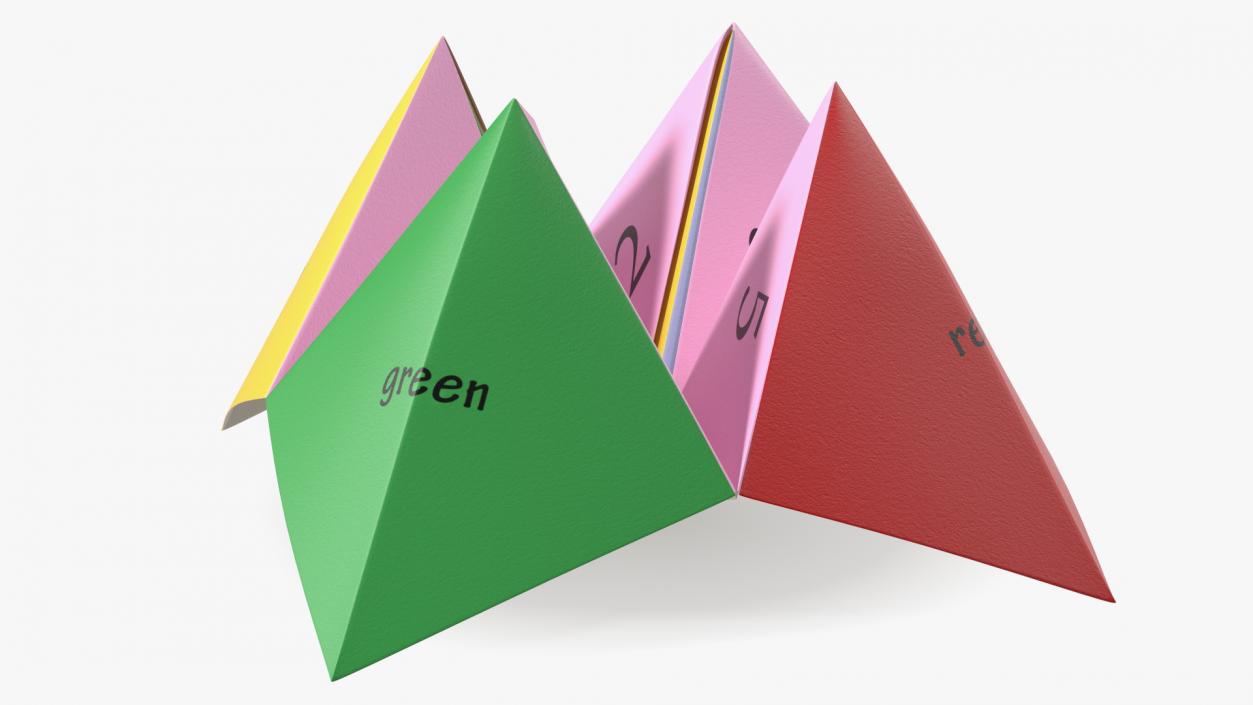 Fortune Teller Origami 3D