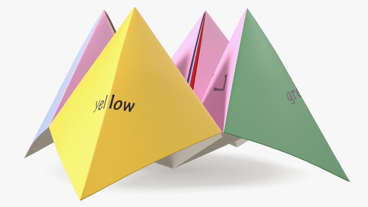 Fortune Teller Origami 3D