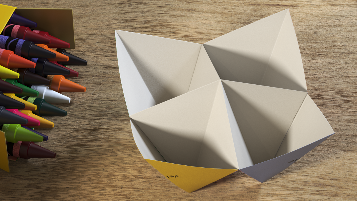 Fortune Teller Origami 3D