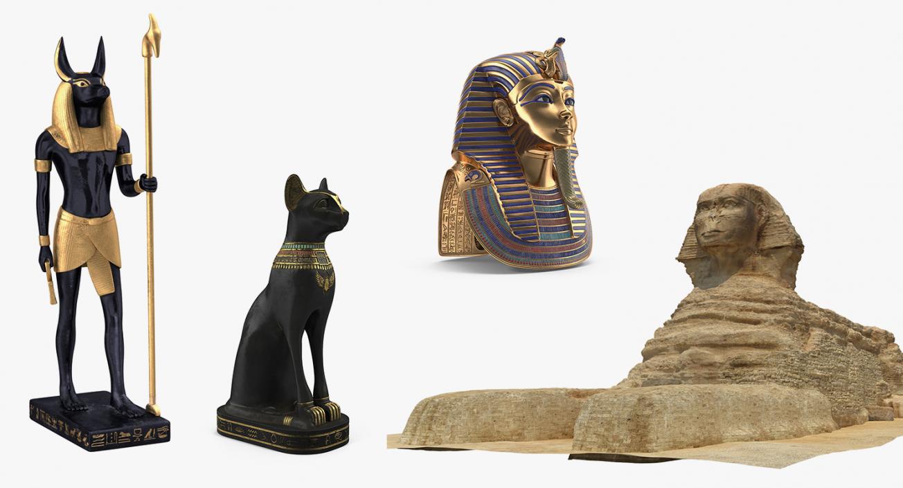 3D Egypt 3D Models Collection 2 model