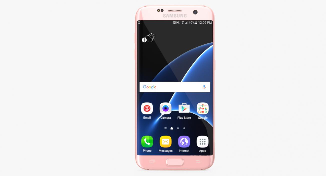 Samsung Galaxy S7 Edge Pink Gold 3D