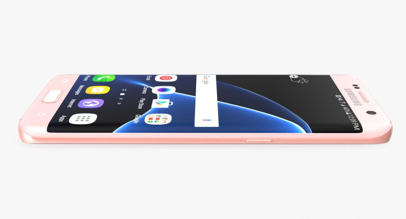 Samsung Galaxy S7 Edge Pink Gold 3D