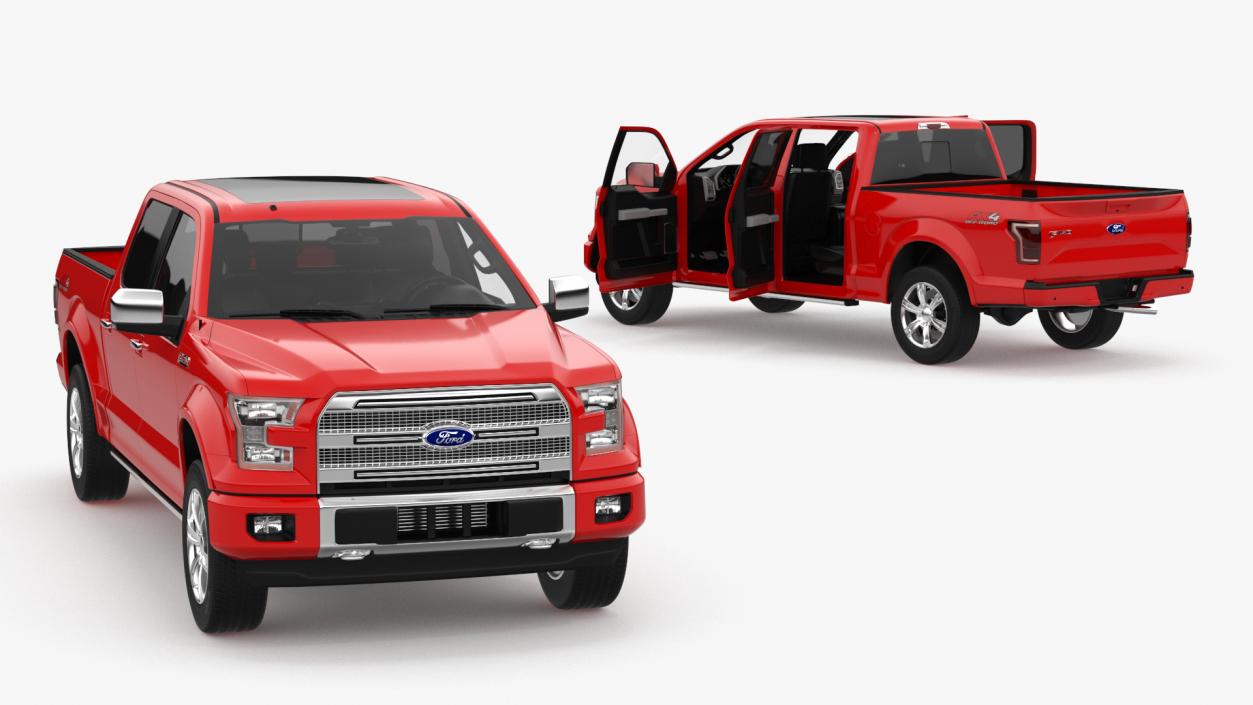 Ford F150 Pickup Truck 3D