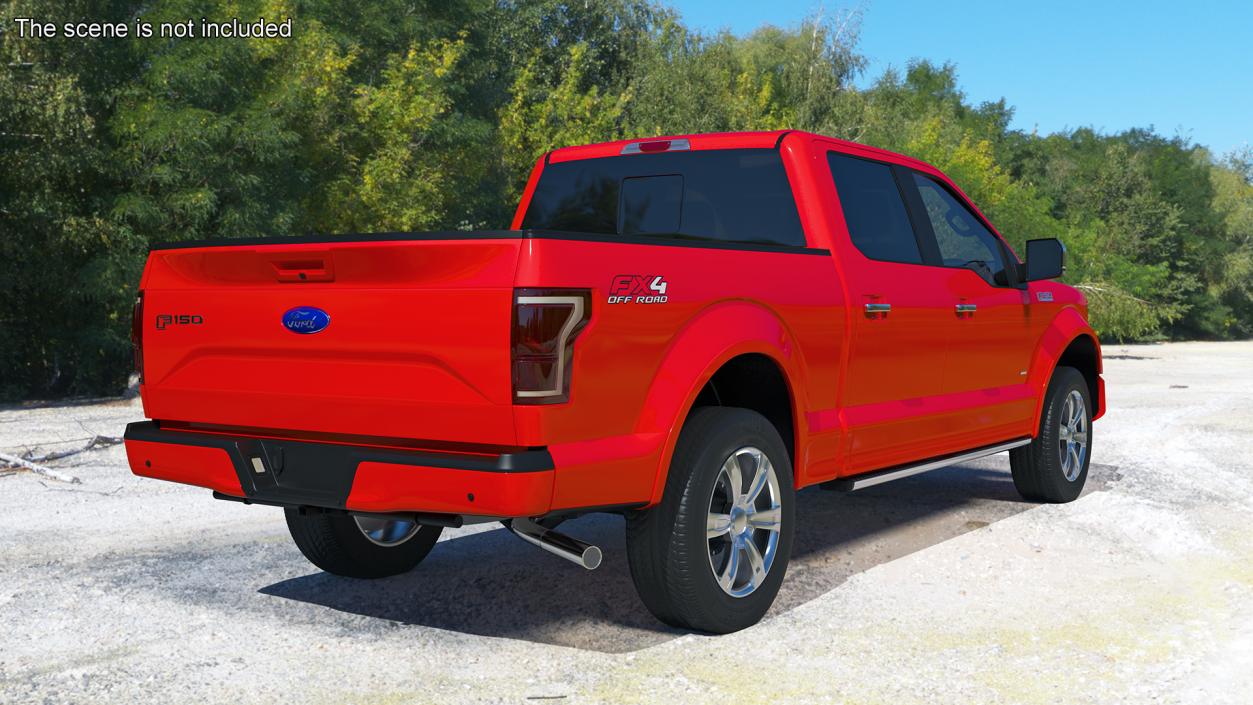 Ford F150 Pickup Truck 3D