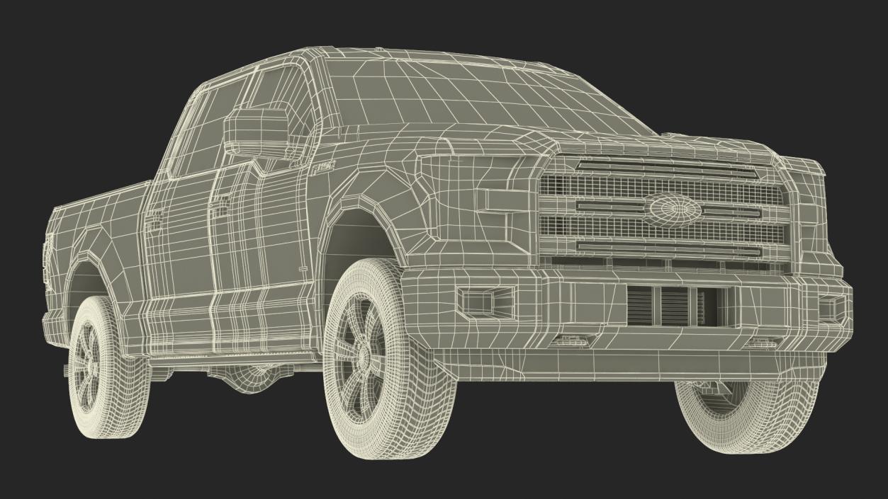 Ford F150 Pickup Truck 3D