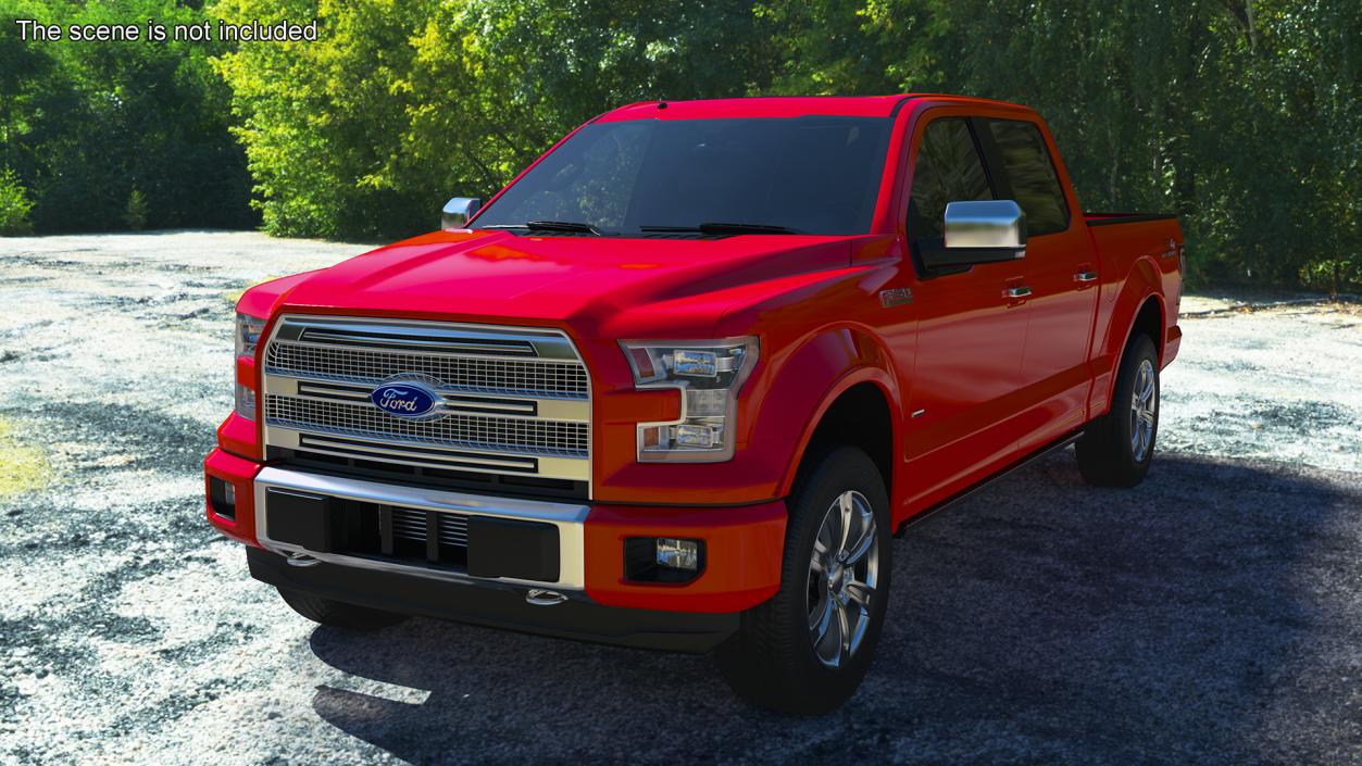 Ford F150 Pickup Truck 3D