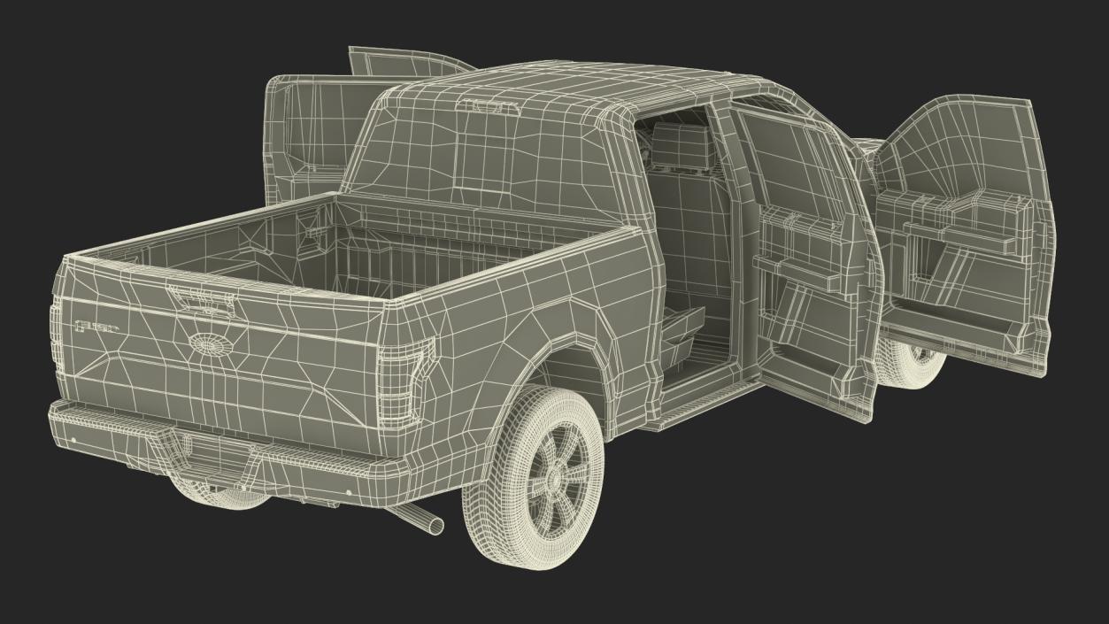 Ford F150 Pickup Truck 3D