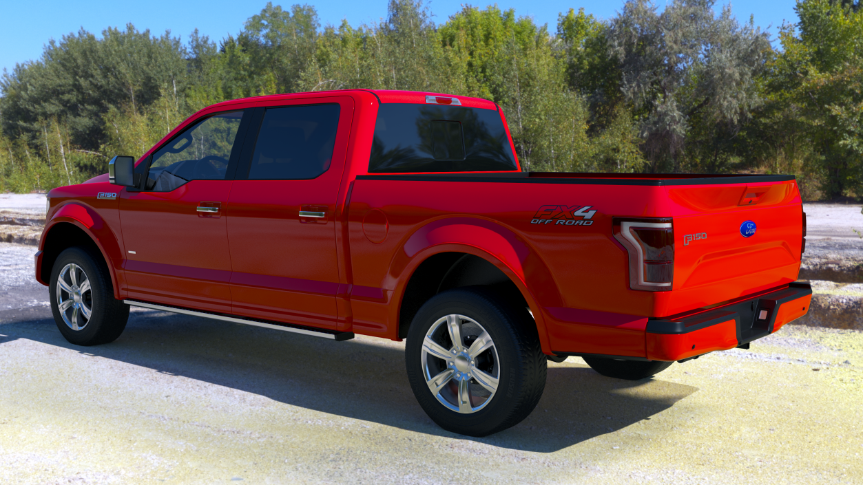 Ford F150 Pickup Truck 3D