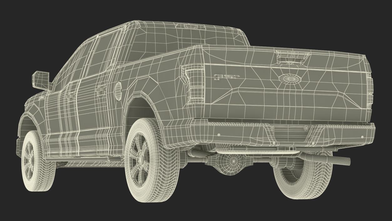 Ford F150 Pickup Truck 3D