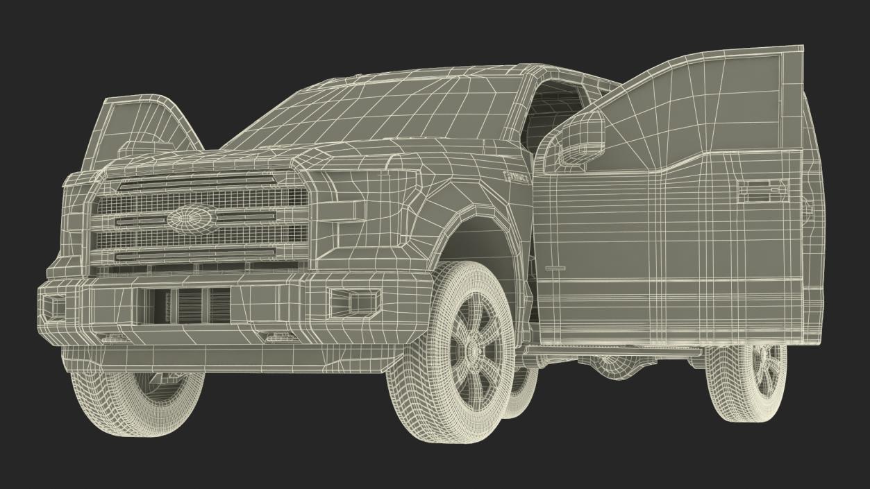 Ford F150 Pickup Truck 3D