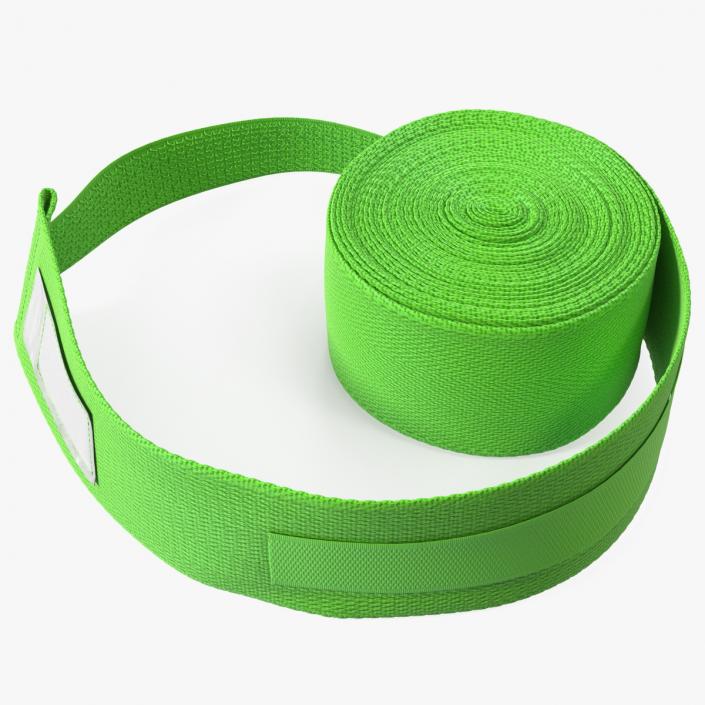 Boxing Hand Wrap Green 3D