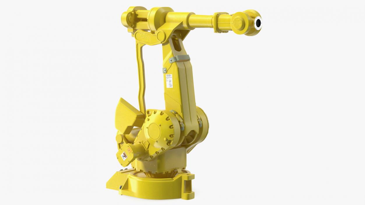 High Speed Industrial Robot Yellow 3D model