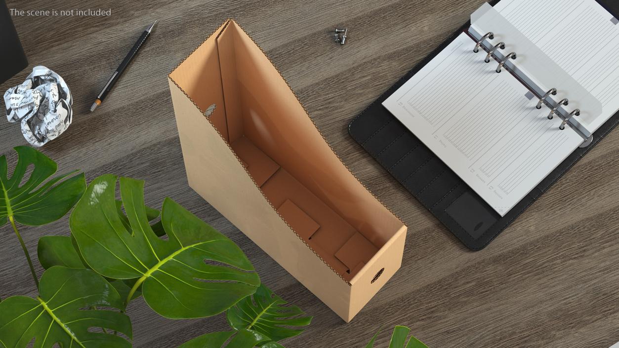 3D model Paper File Holders with Paper Pack Collection