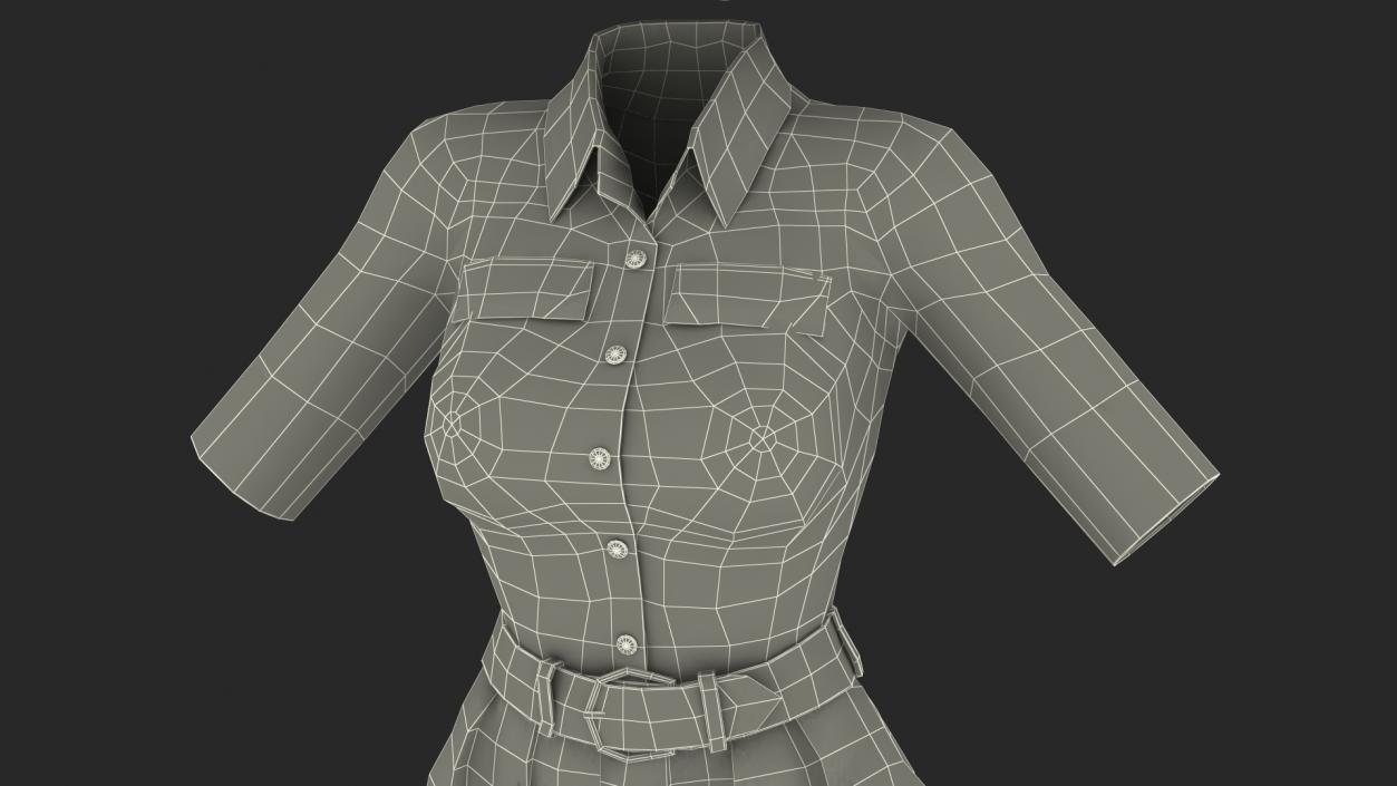 Woman Explorer Costume 3D