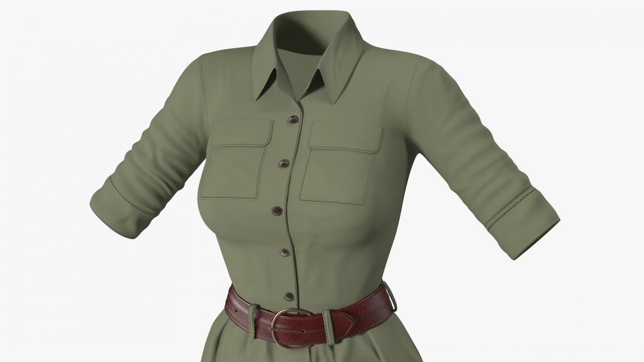 Woman Explorer Costume 3D