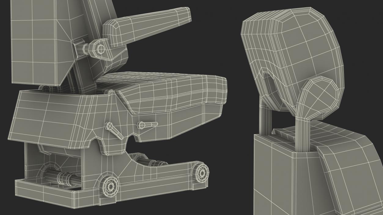 3D model Pilot Seat