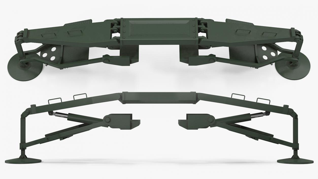 3D model Heavy Duty Hydraulic Legs