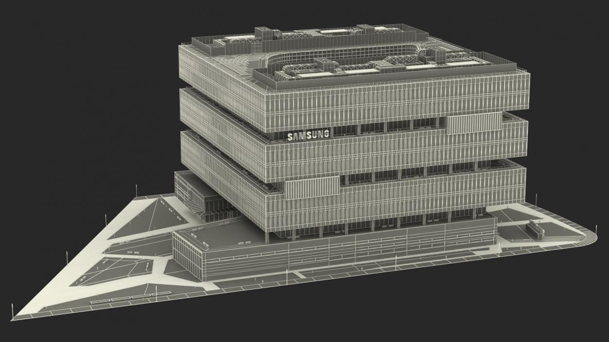 3D Samsung America Headquarters model