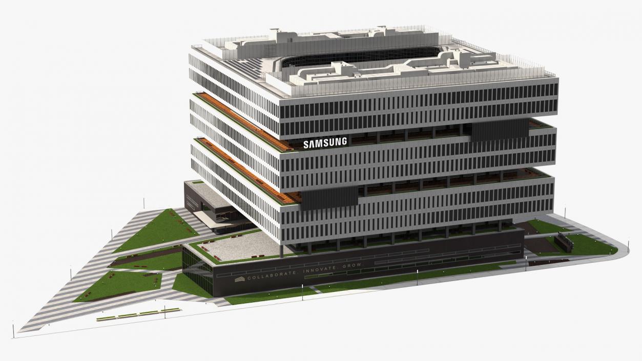 3D Samsung America Headquarters model