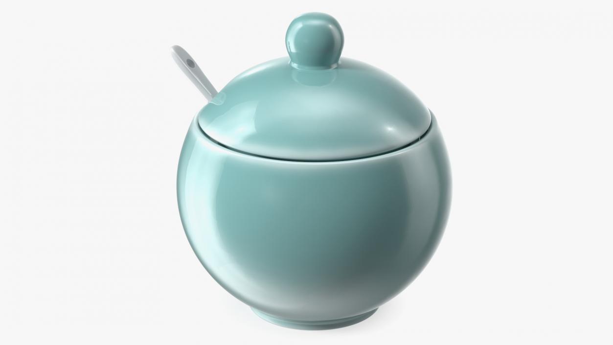 3D Sugar Bowl Green