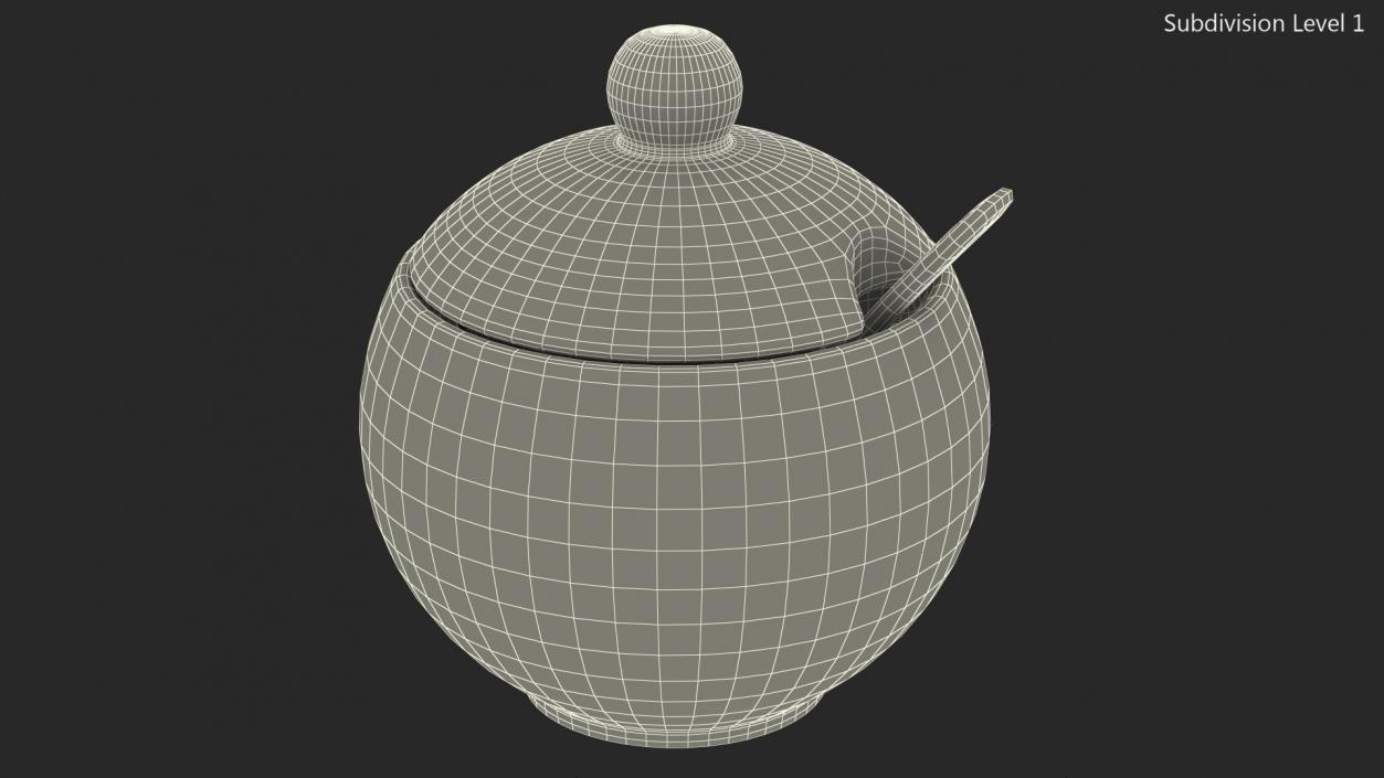 3D Sugar Bowl Green