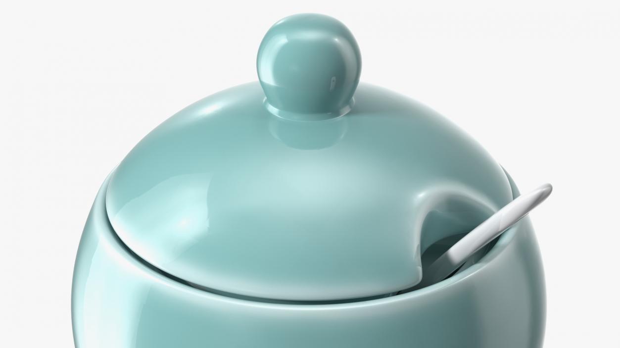 3D Sugar Bowl Green