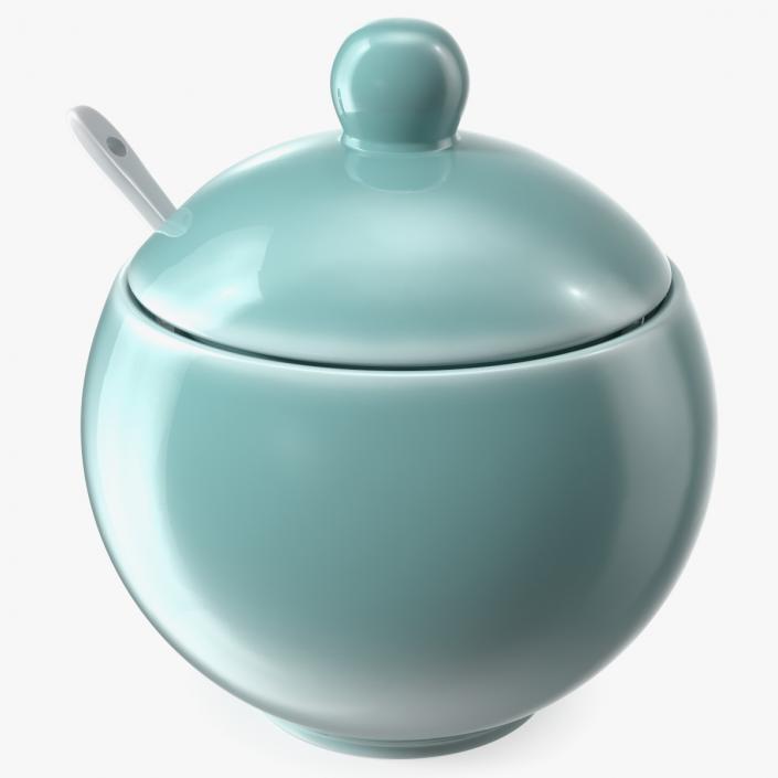 3D Sugar Bowl Green