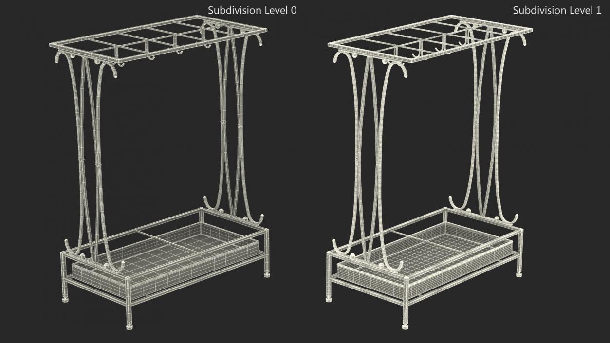 3D Designer Umbrella Stand model