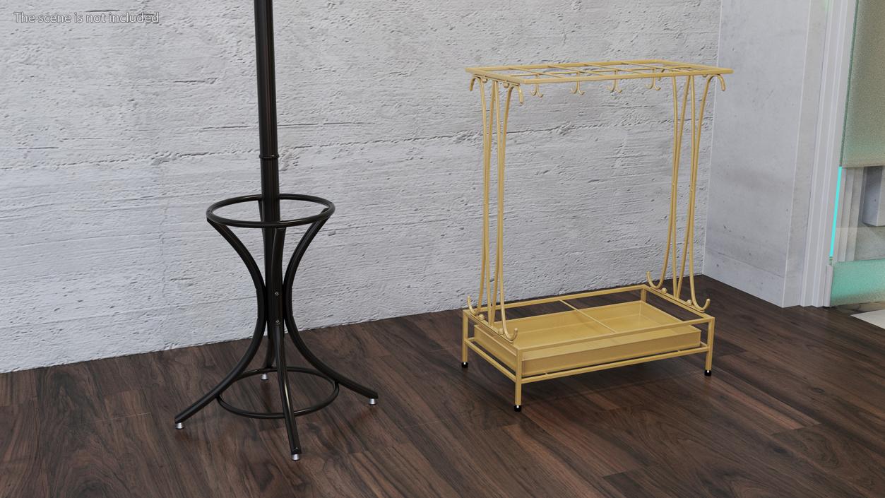 3D Designer Umbrella Stand model