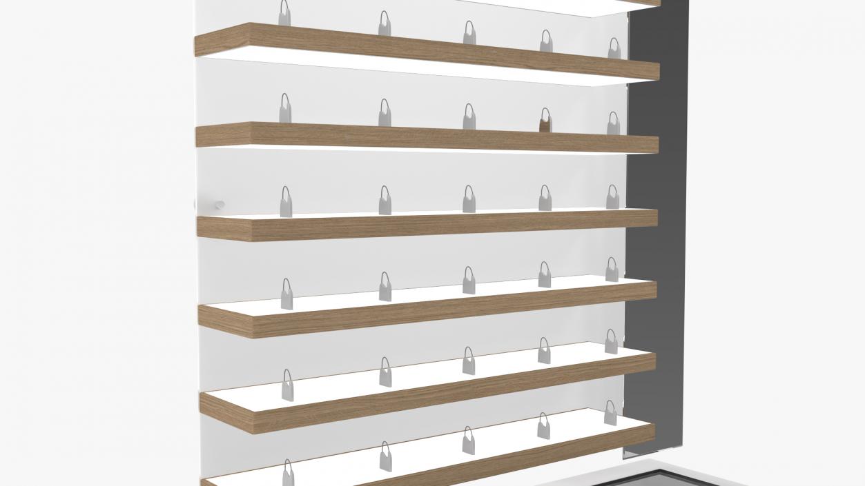 3D Wood Glasses Display Stand Type