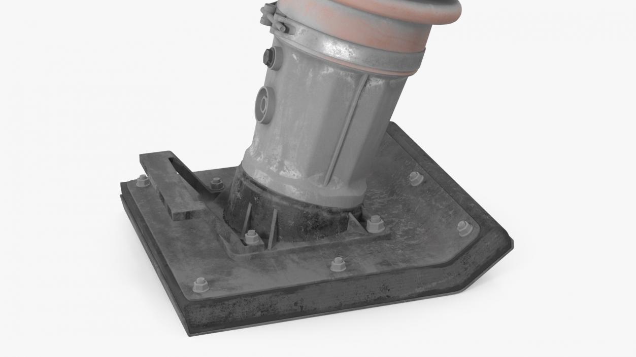 Tamping Rammer Dirty Rigged 3D